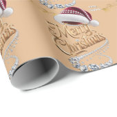 Süße Weihnachtsmütze Geschenkpapier (Rolleneckpunkt)