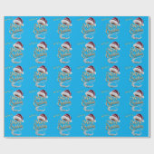 Süße Weihnachtsmütze Geschenkpapier (Flach)