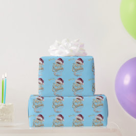 Süße Weihnachtsmütze Geschenkpapier