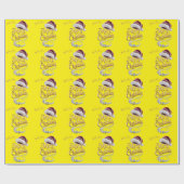 Süße Weihnachtsmütze Geschenkpapier (Flach)