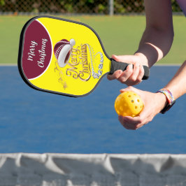 Süße Weihnachtsmütze Pickleball Schläger