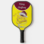 Süße Weihnachtsmütze Pickleball Schläger (Vorderseite)