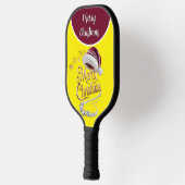 Süße Weihnachtsmütze Pickleball Schläger (Links)