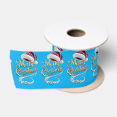 Süße Weihnachtsmütze Satinband (Spule)