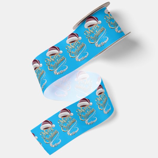 Süße Weihnachtsmütze Satinband (Rückseite)