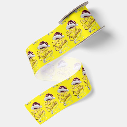 Süße Weihnachtsmütze Satinband (Rückseite)