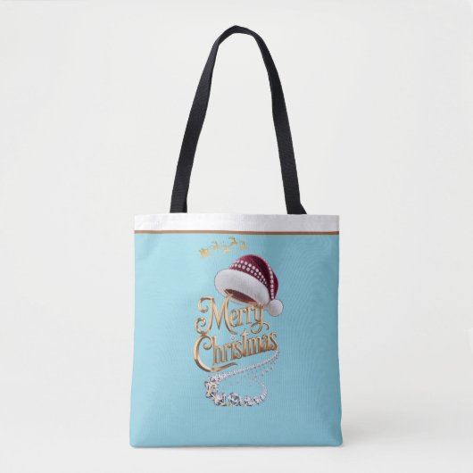 Süße Weihnachtsmütze Tasche (Vorderseite)
