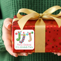 Süße Weihnachtsstrümpfe, individuell angepasst als