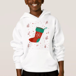 Süße Weihnachtsstrümpfe und Geschenke Holiday Desi Hoodie