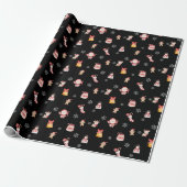 Süße Weihnachtsverpackungspapier Geschenkpapier (Ungerollt)