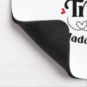 Süße Wein Mädchen Reise Madagaskar Urlaub Mousepad (Ecke)