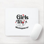 Süße Wein Mädchen Reise Madagaskar Urlaub Mousepad (Mit Mouse)