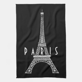 Süße weiße Frankreich Paris Eiffelturm Geschirrtuch