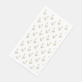 Süße weiße Gans Muster Serviette (Ecke)