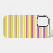 Süße weiße gelbe Streifen iPhone Hülle (Rückseite (Horizontal))