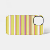 Süße weiße gelbe Streifen iPhone Hülle (Rückseite (Horizontal))