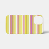 Süße weiße gelbe Streifen iPhone Hülle (Rückseite (Horizontal))