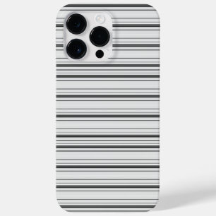 Süße weiße graue Streifen Case-Mate iPhone 14 Pro Max Hülle