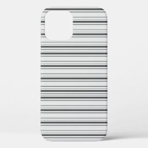 Süße weiße graue Streifen Case-Mate iPhone Hülle