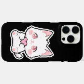Süße weiße Katze Case-Mate iPhone Hülle (Rückseite (Horizontal))