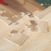 Süße weiße Katze mit Fliege Puzzle (Seite)