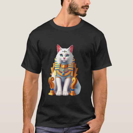Süße weiße Katze T-Shirt (Vorderseite)