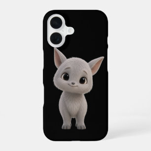 Süße weiße Katzenbaby Kunst Handyhülle iPhone 16 Hülle