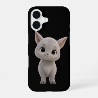 Süße weiße Katzenbaby Kunst Handyhülle iPhone 16 Hülle