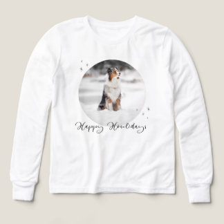 Süße weiße Kinder Langarm T-Shirt mit individuelle