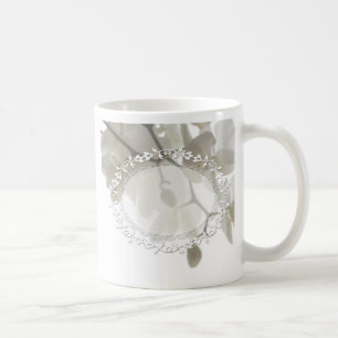 Süße weiße Orchideen Kaffeetasse