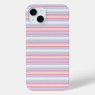 Süße weiße rosafarbene Streifen Case-Mate iPhone Hülle
