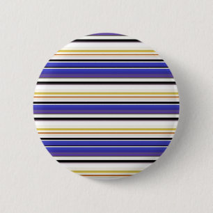 Süße weiße violette Streifen Button