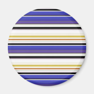 Süße weiße violette Streifen Magnet