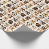Süße Welpen Geschenkpapier (Ecke)