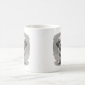 Süße Welpen-Kaffeetasse Kaffeetasse (Mittel)