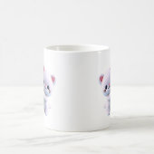 Süße Welpen-Kätzchen-Umarmung Kaffeetasse (Mittel)