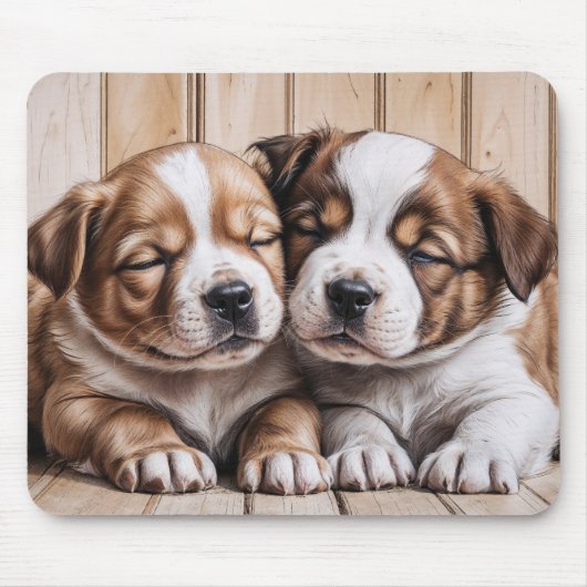 Süße Welpen Mousepad (Vorne)