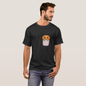 Süße Welpen-Tasche T-Shirt (Vorne ganz)