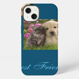 Süße Welpen und Kätzchen, die beste Freunde sind! iPhone 13 Hülle