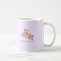 Süße Welpen-Workout-Tasse – Fauler Fitness-Humor