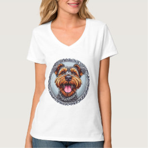 Süße Welpengrafik für lässige Alltagsbekleidung T-Shirt