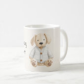 Süße Welpenliebe Kaffeetasse (VorderseiteRechts)