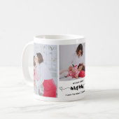 Süße Welt Beste Mama Foto Collage Muttertag Kaffeetasse (Vorderseite Links)