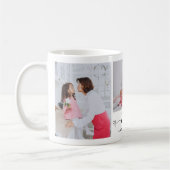 Süße Welt Beste Mama Foto Collage Muttertag Kaffeetasse (Links)