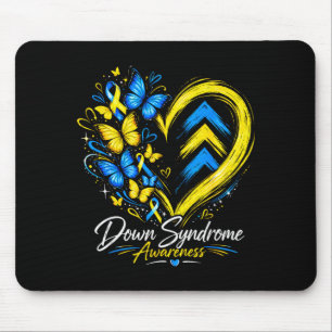 Süße Welt Down-Syndrom-Bewusstsein für Männer Frau Mousepad