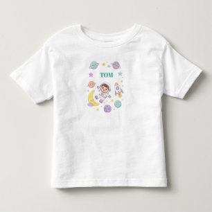 Süße Weltraumabenteuer für Kinder mit Astronauten Kleinkind T-shirt