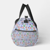 Süße Weltreisende Collage Duffle Bag (Rechts)