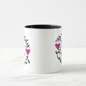 Süße werdende Vater Wortkunst Tasse (Zentrum)