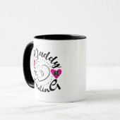 Süße werdende Vater Wortkunst Tasse (Vorderseite Links)