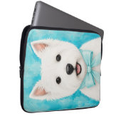 Süße Westie-Laptoptasche Laptopschutzhülle (Vorne Rechts)